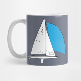 I-20 Scow Sailboat Mug